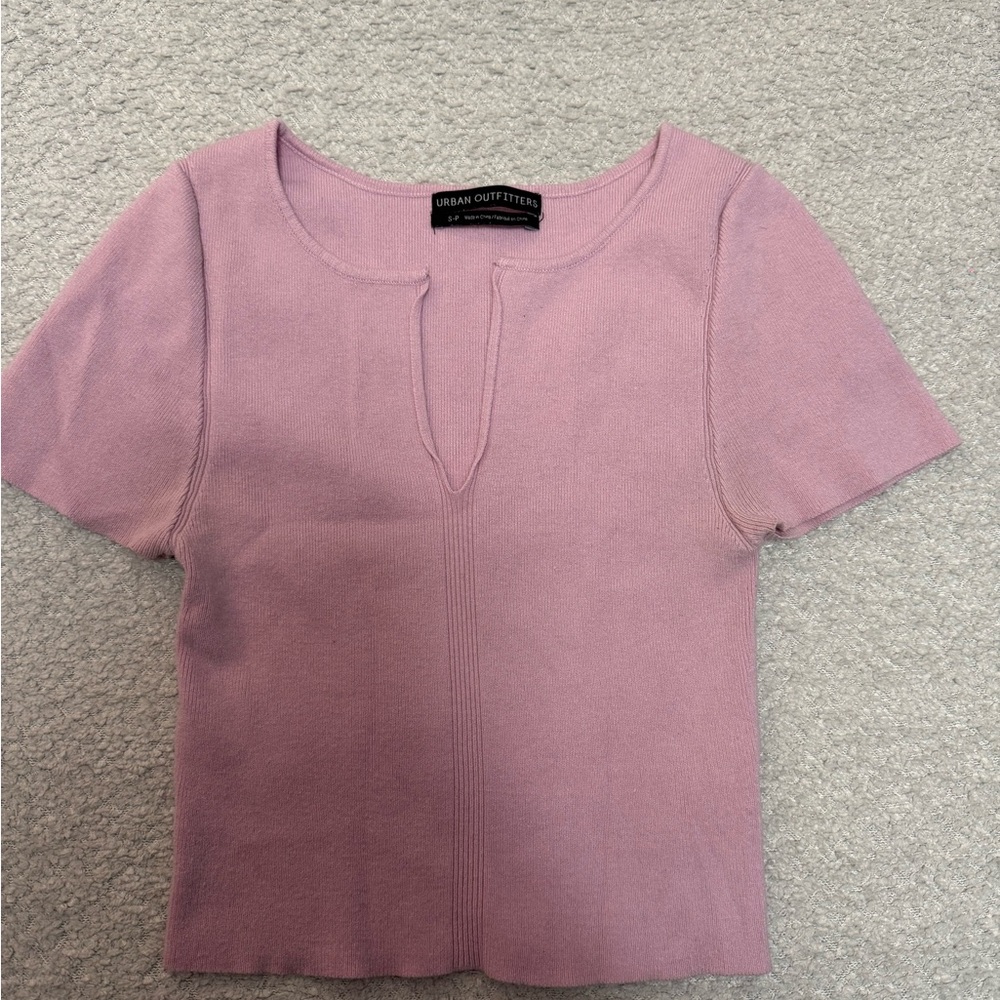 Urban Outfitters Pink Crop Top